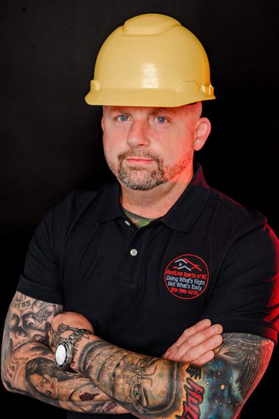 chris-holland-03400 image shows Chris Holland, owner of Roofline Xperts in Raleigh NC
