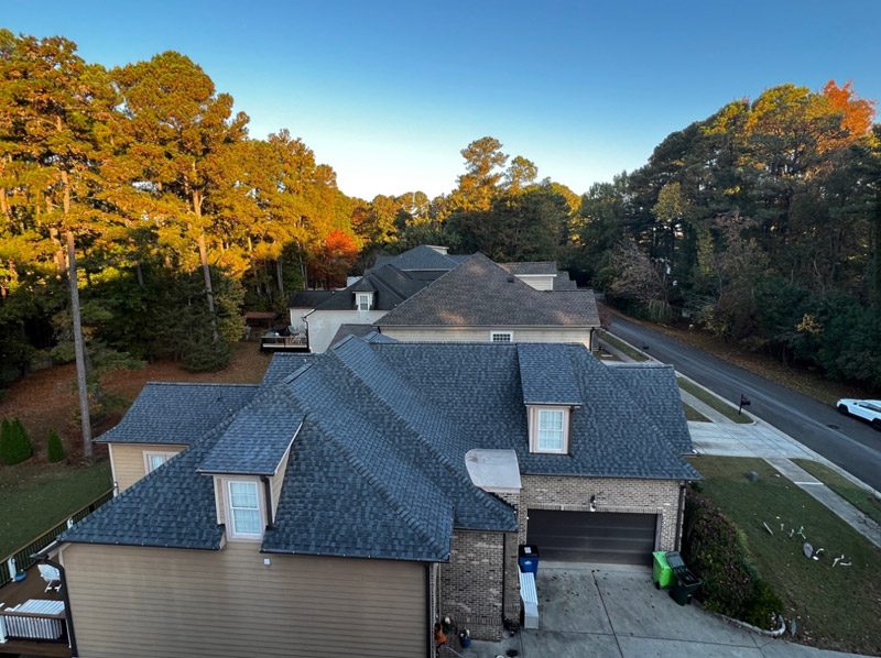 800x800 image shows roof installed by Roofline Xperts Raleigh NC