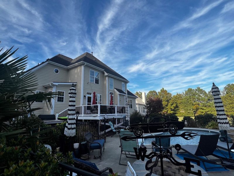 800x800 image shows roof and siding installed by Roofline Xperts serving Raleigh and Garner NC